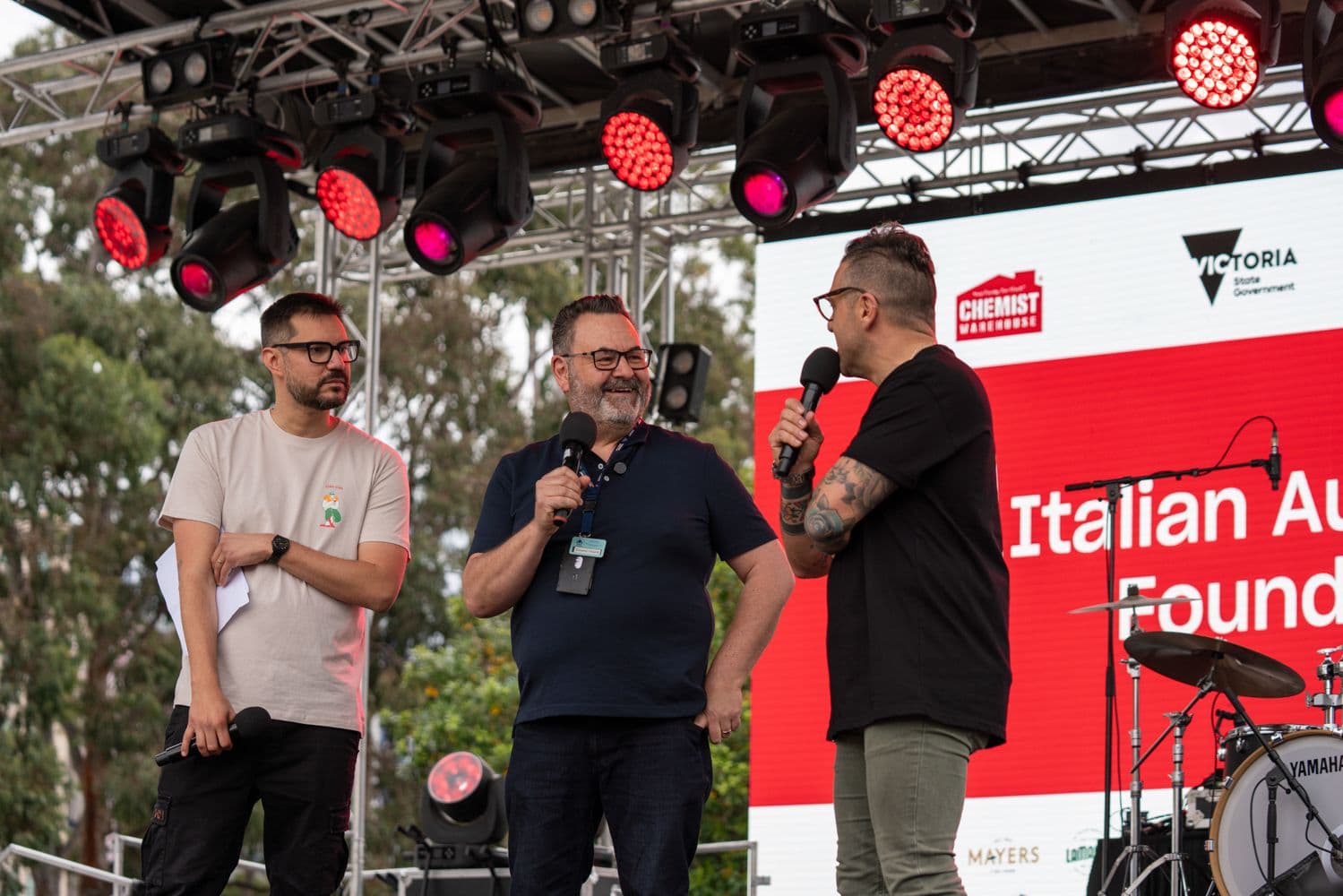 Live performance on the Main Stage at the Italian Festa