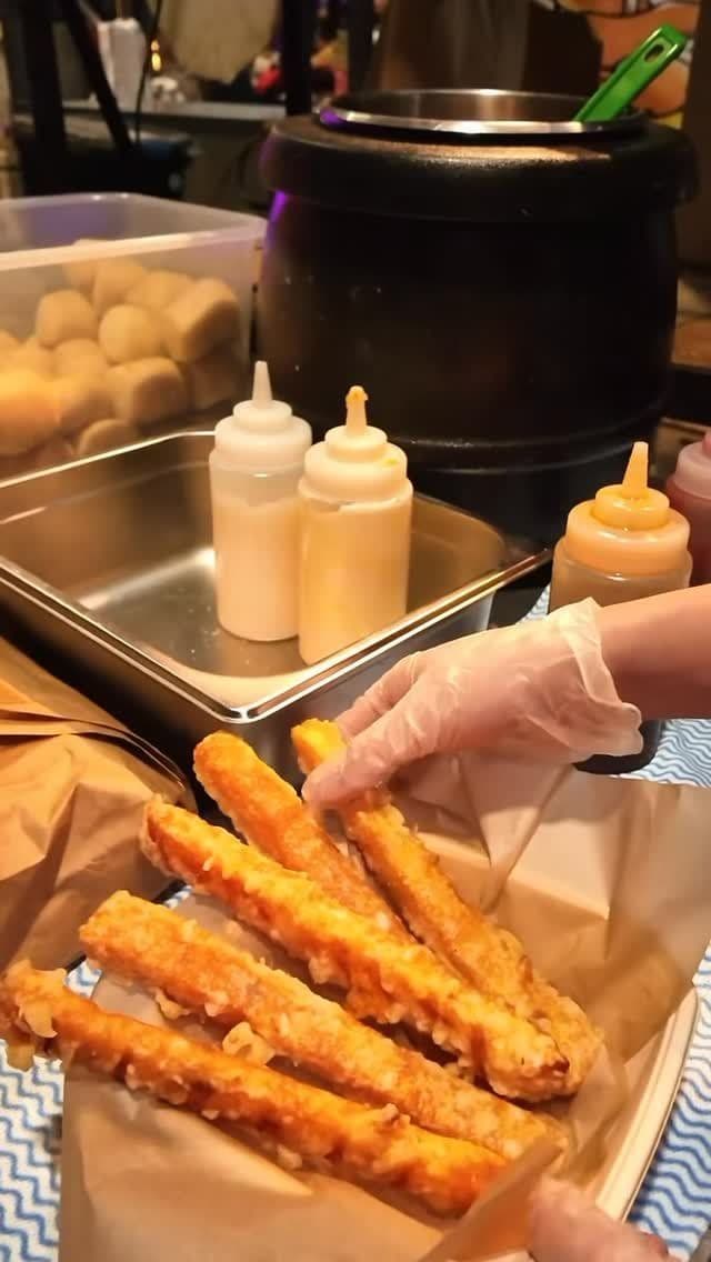 Spiral-cut twist potatoes on sticks