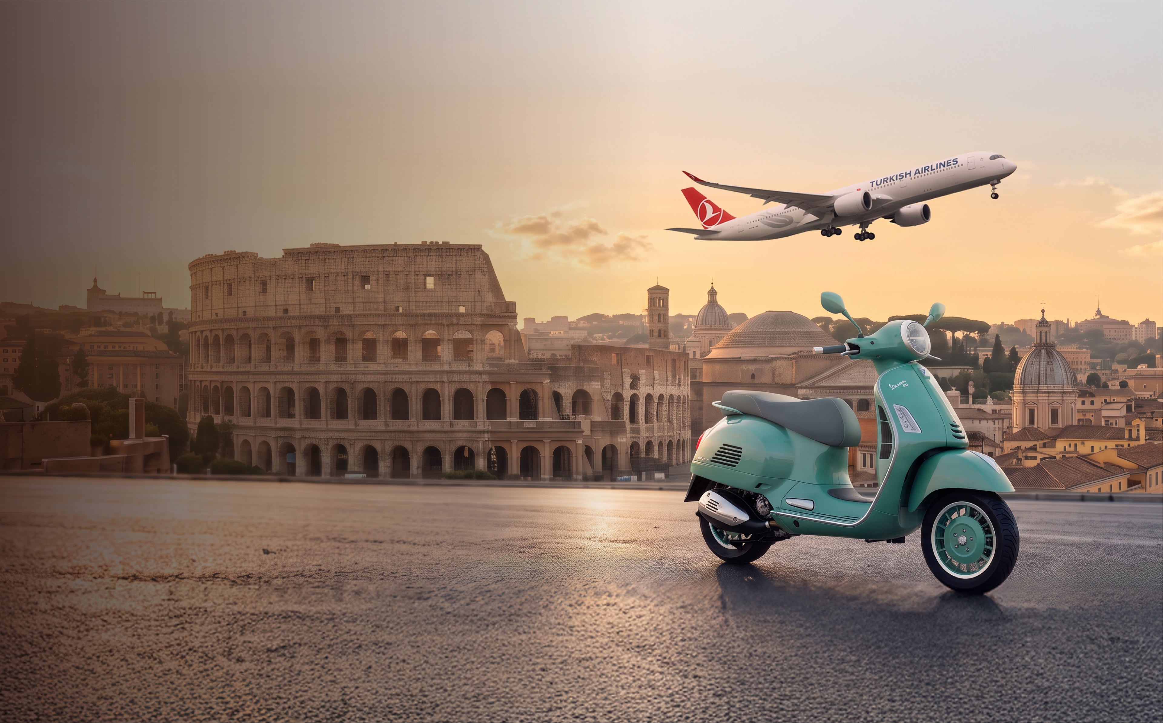 Ride or Fly to Italy!