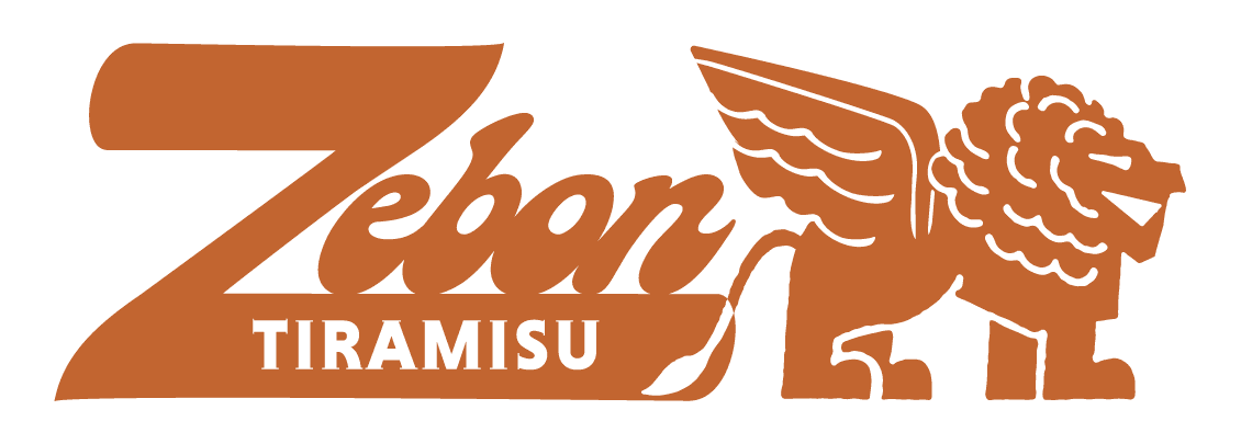 Zebon Tiramisu logo with winged lion emblem